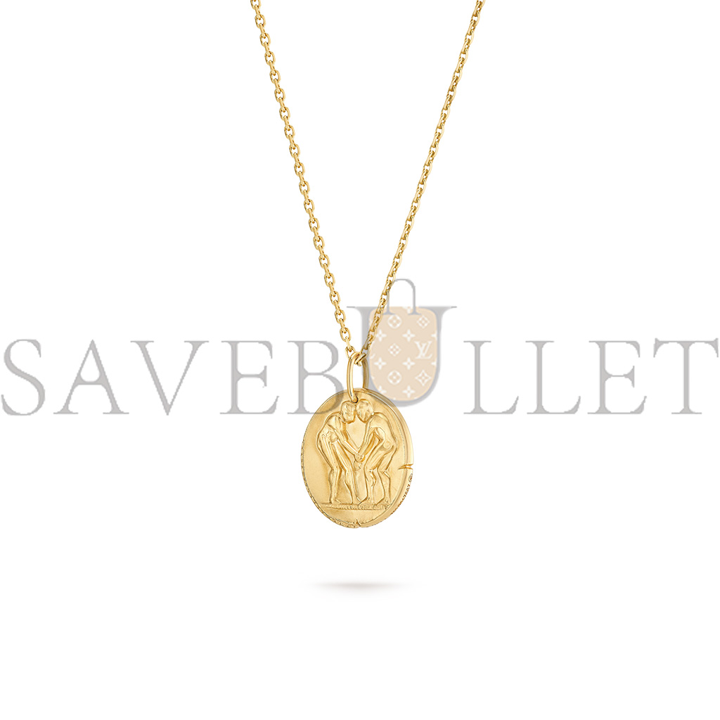 VAN CLEEF ARPELS ZODIAQUE MEDAL GEMINORUM (GEMINI) - YELLOW GOLD  VCARP7SV00